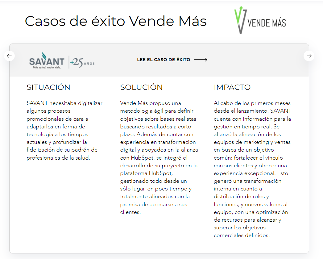 Laboratorio Savant Pharm y HubSpot, caso de �xito Vende M�s