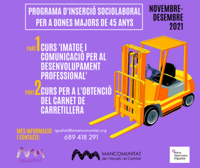 Programa de inserción sociolaboral para mujeres mayores de 45 años