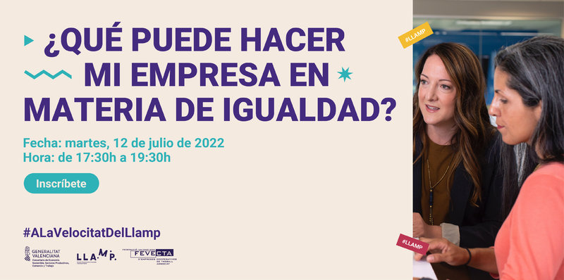 Curso Llamp Ames y Aceleraci�n 3i: �Qu� puede hacer mi empresa en materia de igualdad?