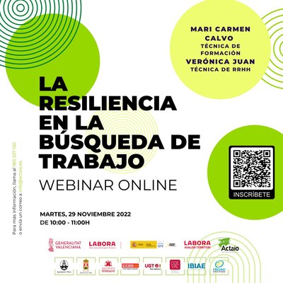 Webinar La resiliencia en la búsqueda de trabajo