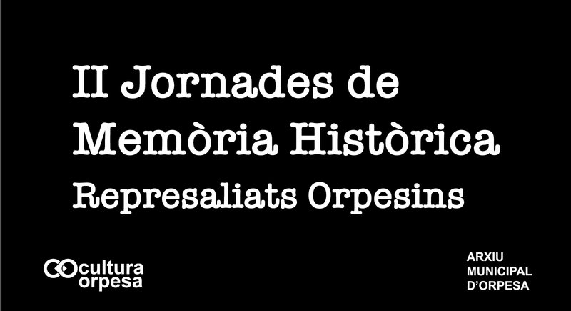 II Jornades Mem�ria Hist�rica 