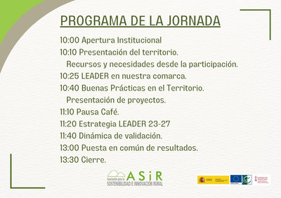 Jornada de Presentaci�n y Validaci�n de resultados de la nueva Estrategia de Desarrollo Rural
