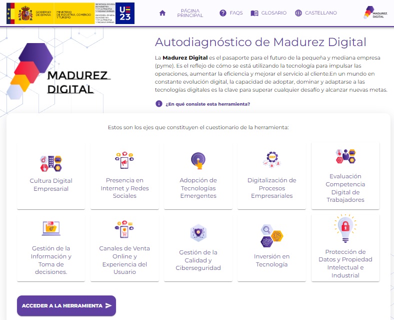 Nueva herramienta digital para medir el grado de madurez digital de las pymes, creada por la Direcci�n General de Industria y PYME
