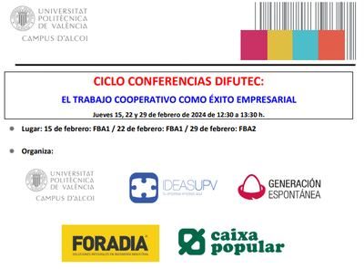 Ciclo de conferencias "El trabajo cooperativo como éxito empresarial"