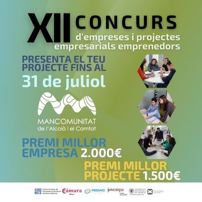 Concurso de empresas y proyectos empresariales emprendedores de la Mancomunidad de l'Alcoià i el Comtat