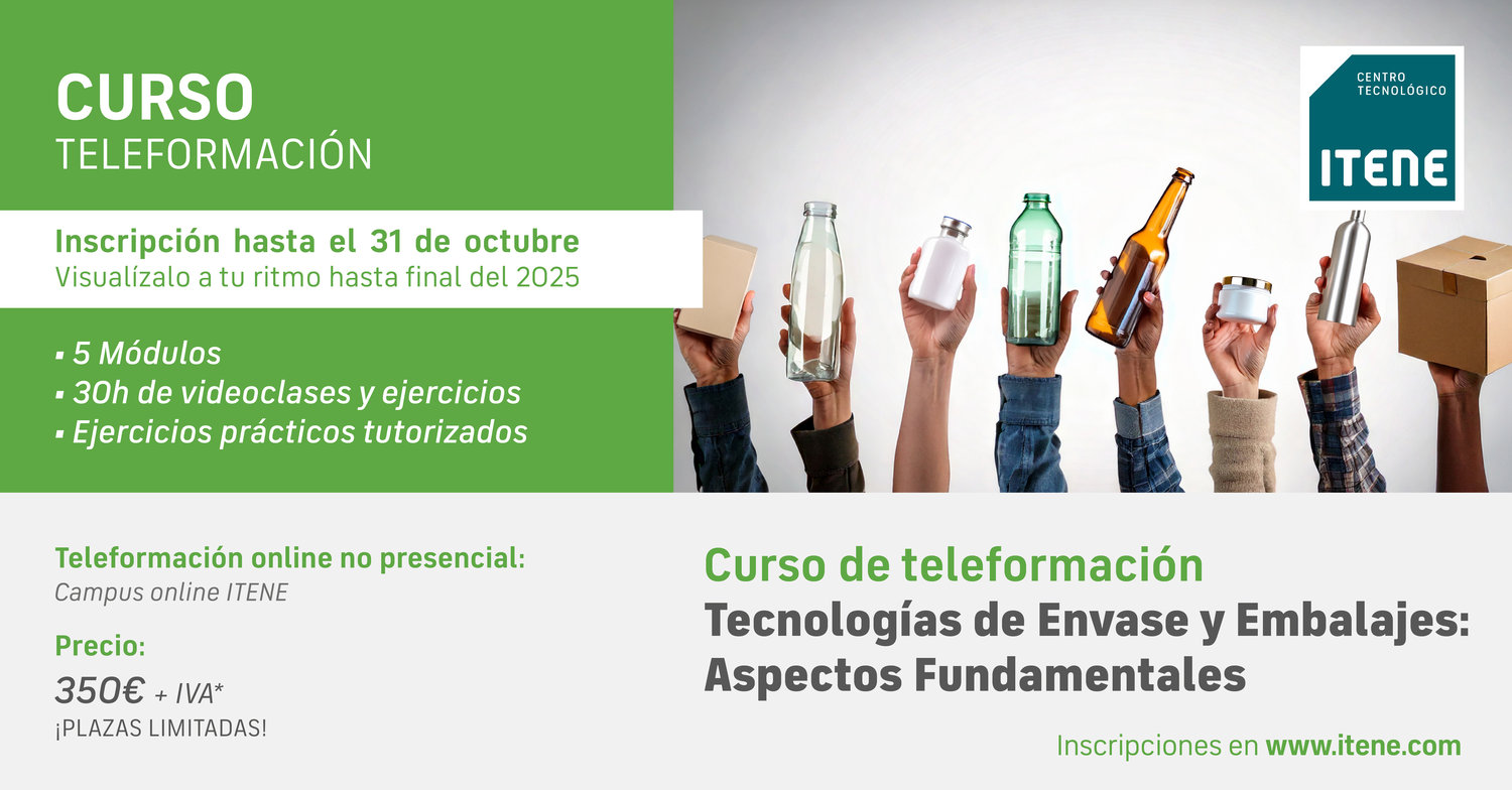 Curso teleformaci�n � Tecnolog�as de Envase y Embalajes: Aspectos Fundamentales, 2025