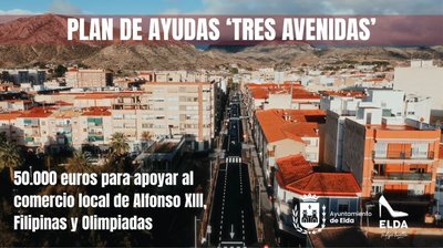 El Ayuntamiento de Elda pone en marcha un paquete de ayudas de 50.000 euros