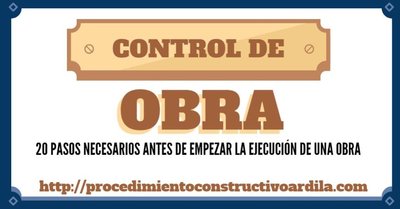 Control de Obras de Construcci�n