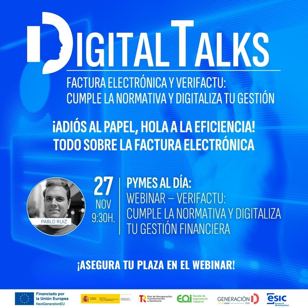 Webinar Verifactu ¡Adiós al papel, hola a la eficiencia!