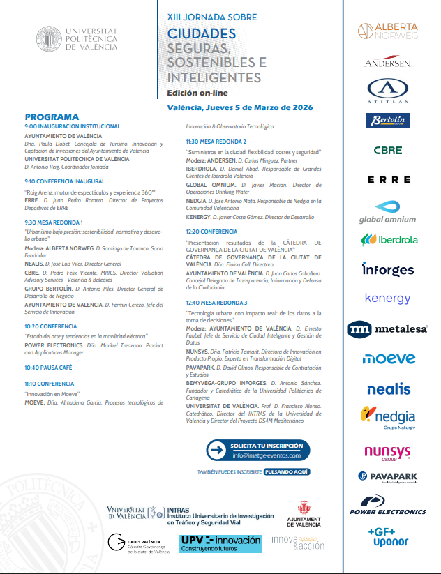 Jornada sobre Ciudades seguras, sostenibles e inteligentes | XIII edici�n