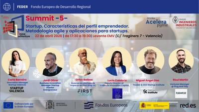 Summit 5: Startup: Caracter�sticas del perfil emprendedor. Metodolog�as �giles y aplicaciones para startups