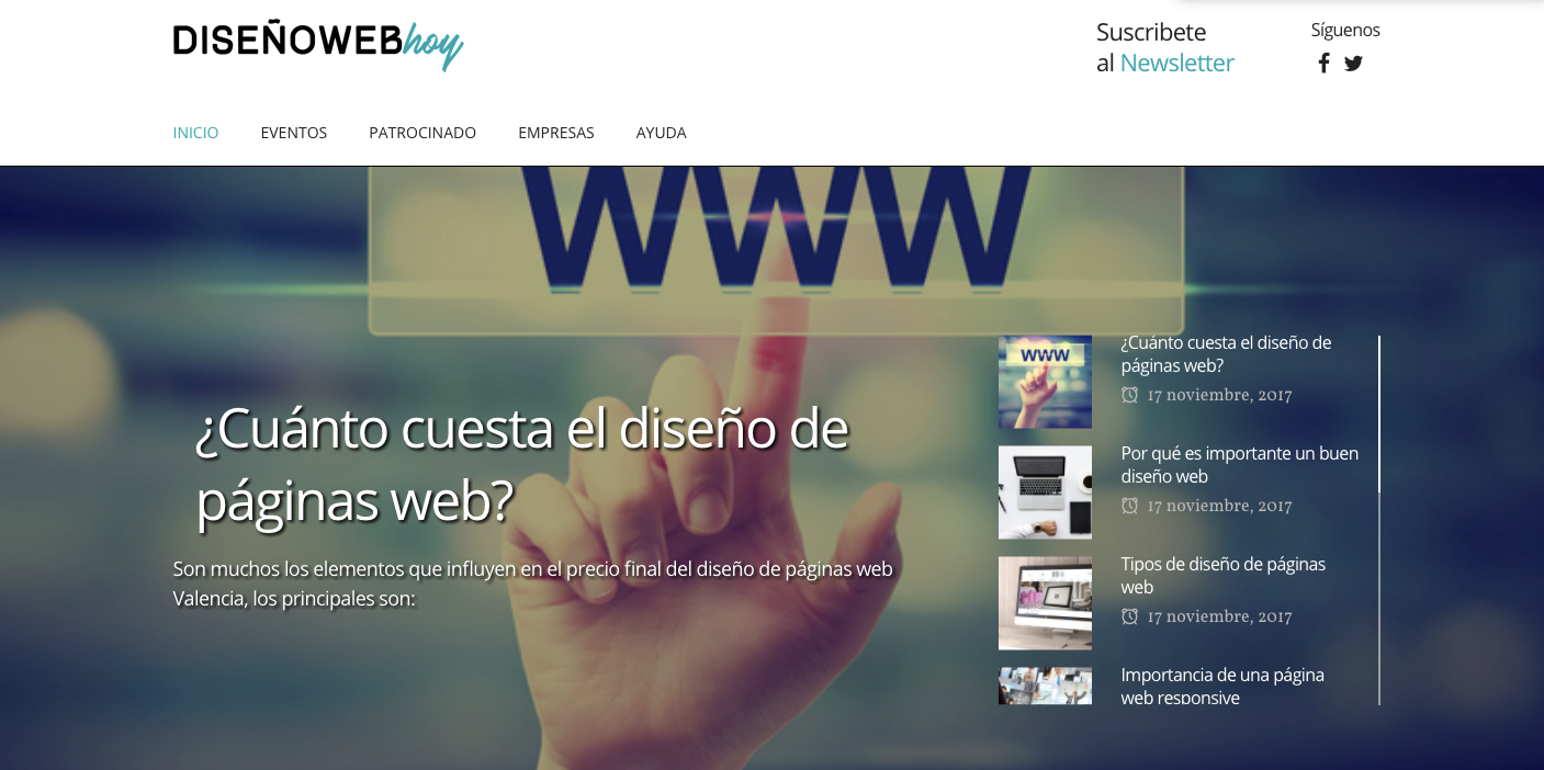 Dise�o Web hoy[;;;][;;;]