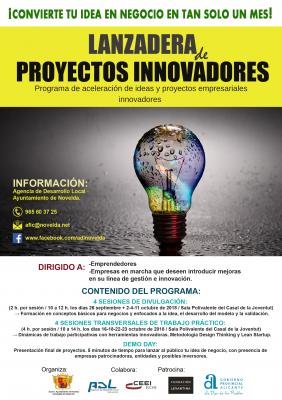 Lanzadera de Proyectos Innovadores � Novelda