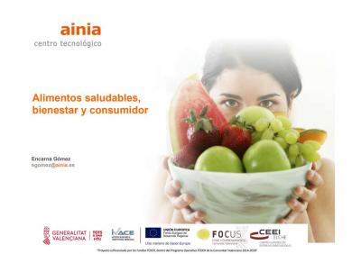 Alimentos saludables, bienestar y consumidor