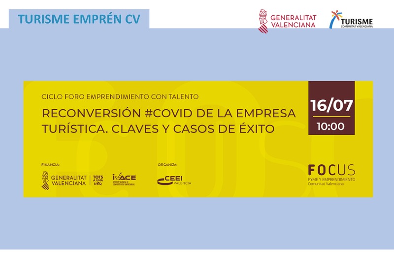 Presentaci�n sesi�n Reconversi�n #Covid de la empresa tur�stica. Claves y casos de �xito