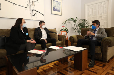 Reuni�n de AESAL-CV con el Presidente de la Diputaci�n de Alicante