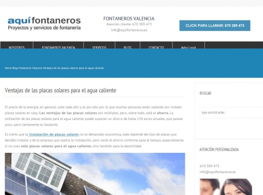 Ventajas de las placas solares para el agua caliente