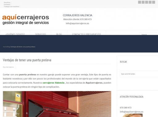 Ventajas de tener una puerta preleva