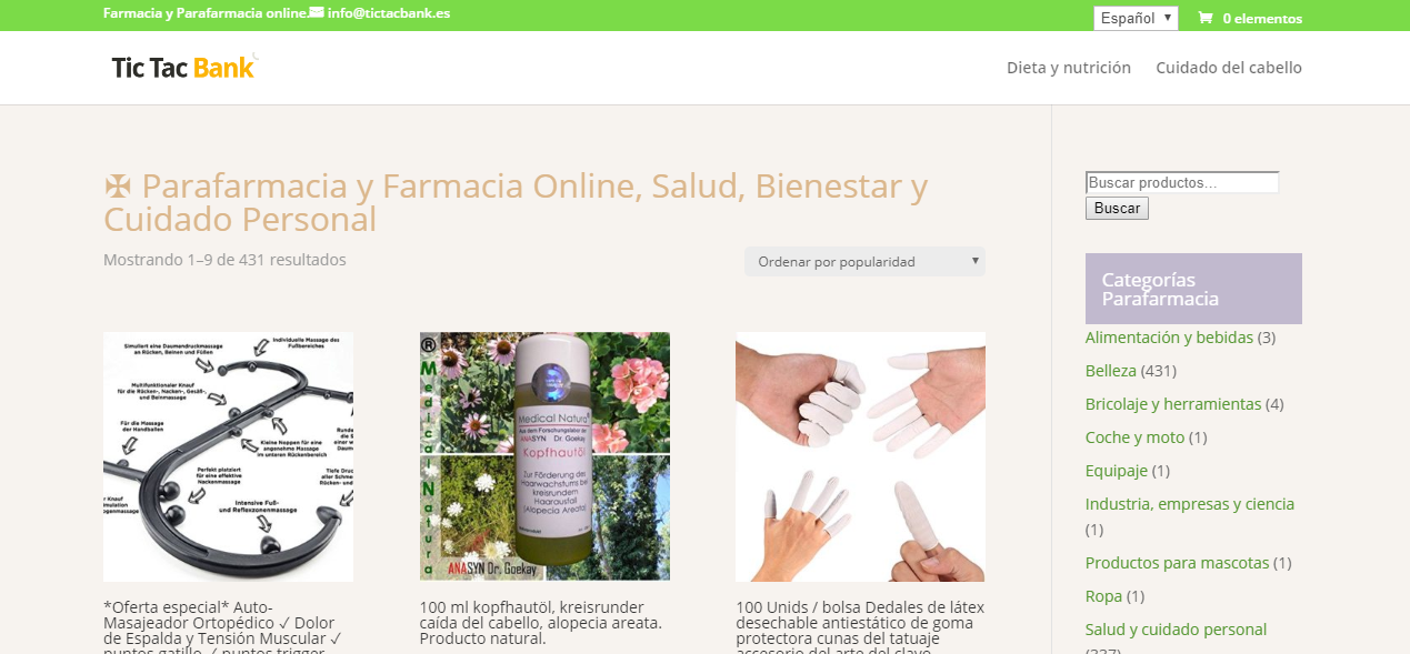 ✠ Parafarmacia y Farmacia Online, Salud, Bienestar y Cuidado Personal
