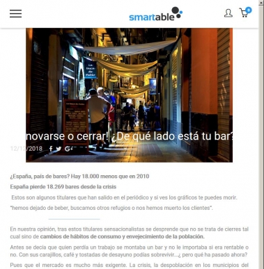 smartable - �Renovarse o cerrar! �De qu� lado est� tu bar?