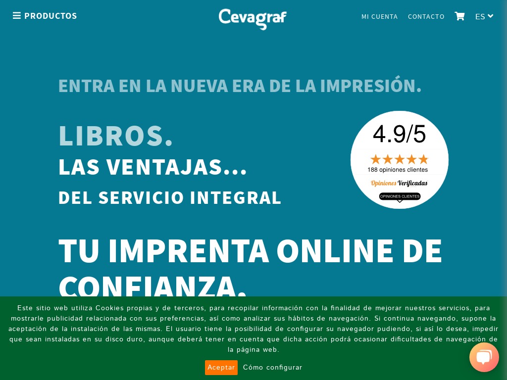 Tu imprenta Online de Confianza