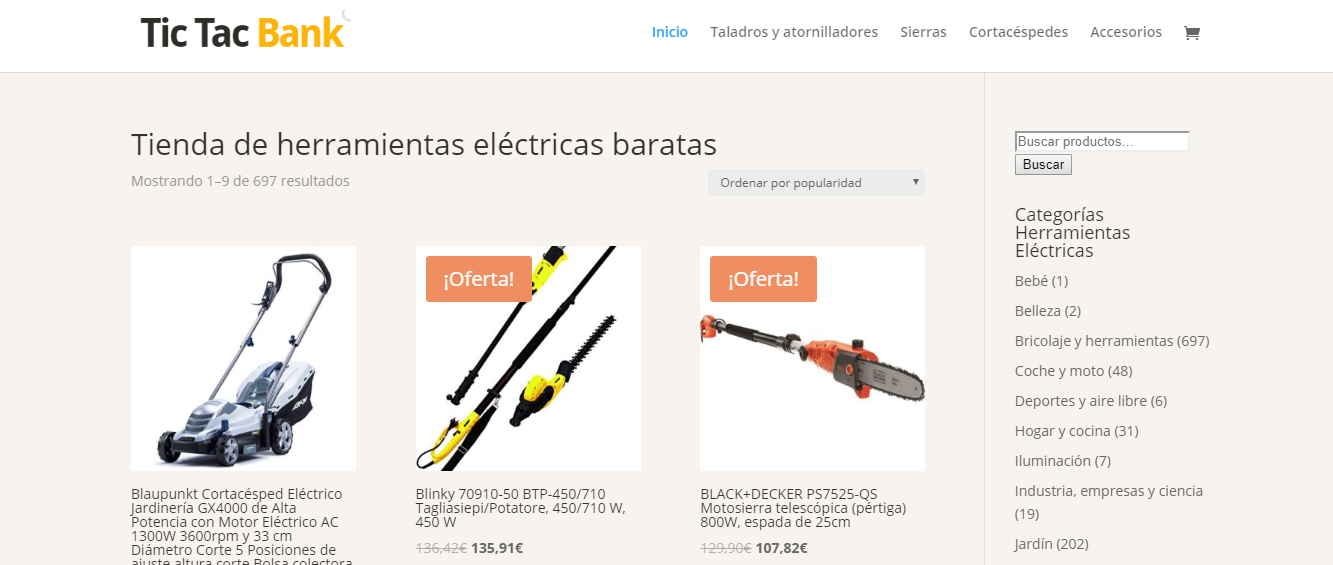 Tienda de herramientas el�ctricas baratas