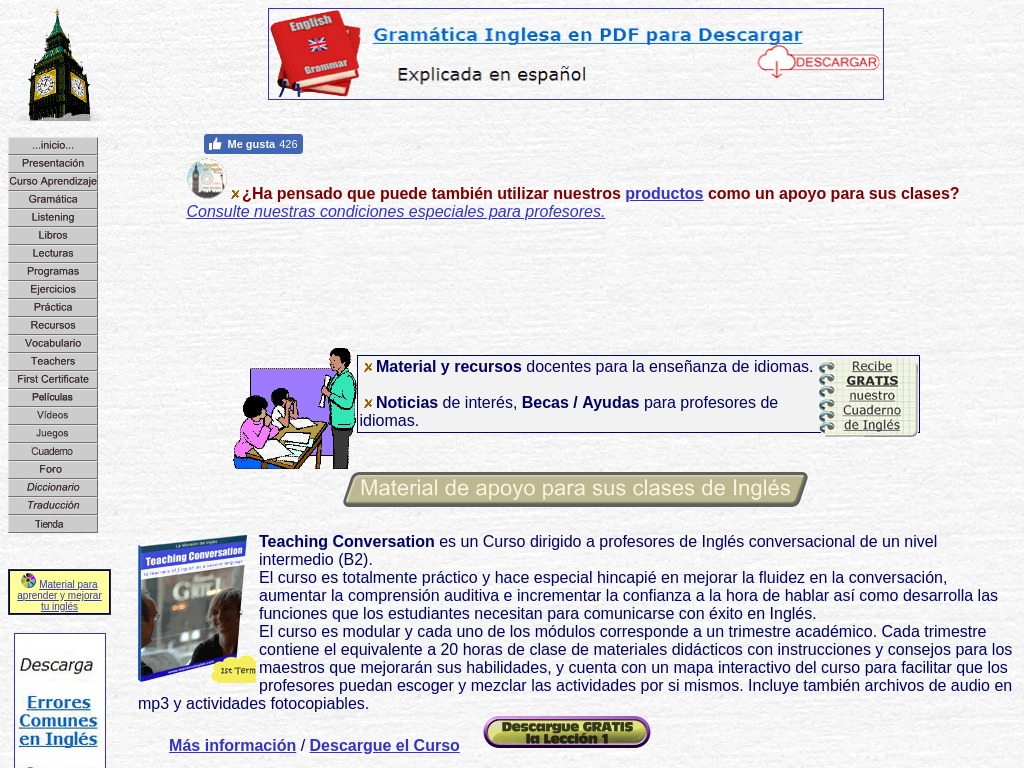 Material para profesores de ingl�s