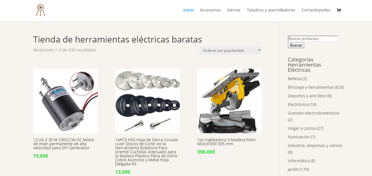 Tienda de Herramientas El�ctricas Baratas