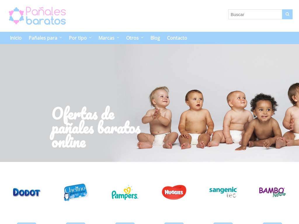 Ofertas de pa�ales baratos online