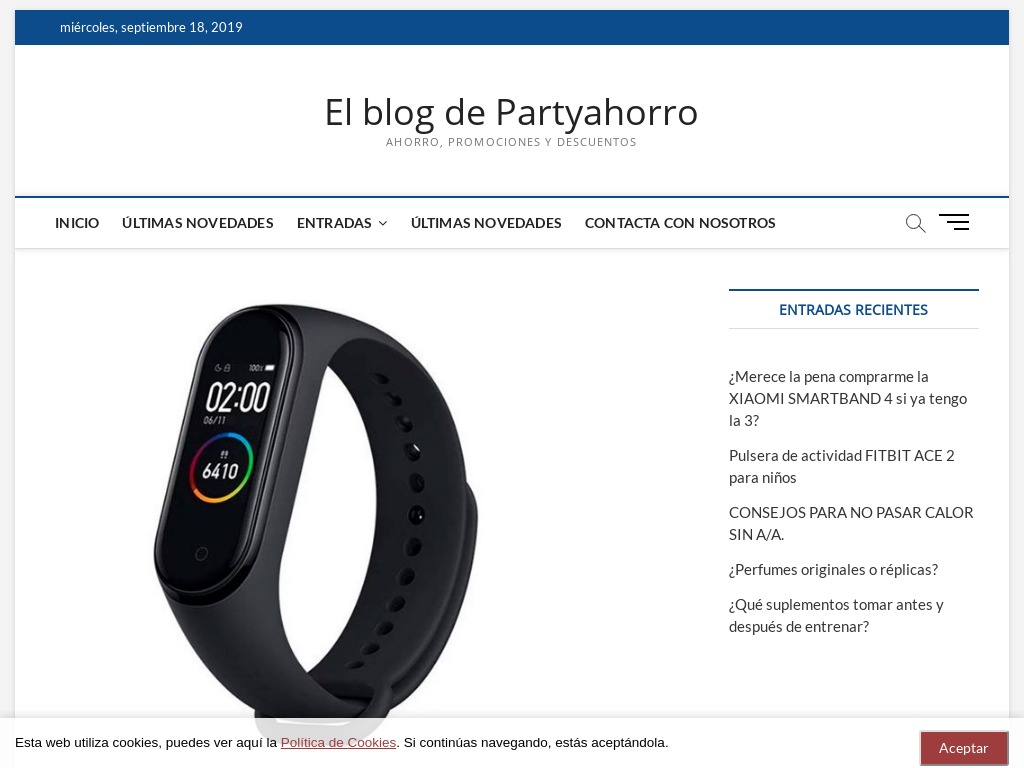 �Merece la pena comprarme la XIAOMI SMARTBAND 4 si ya tengo la 3? - El blog de Partyahorro