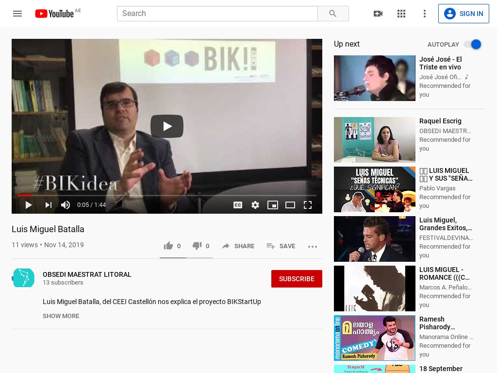 Luis Miguel Batalla - YouTube