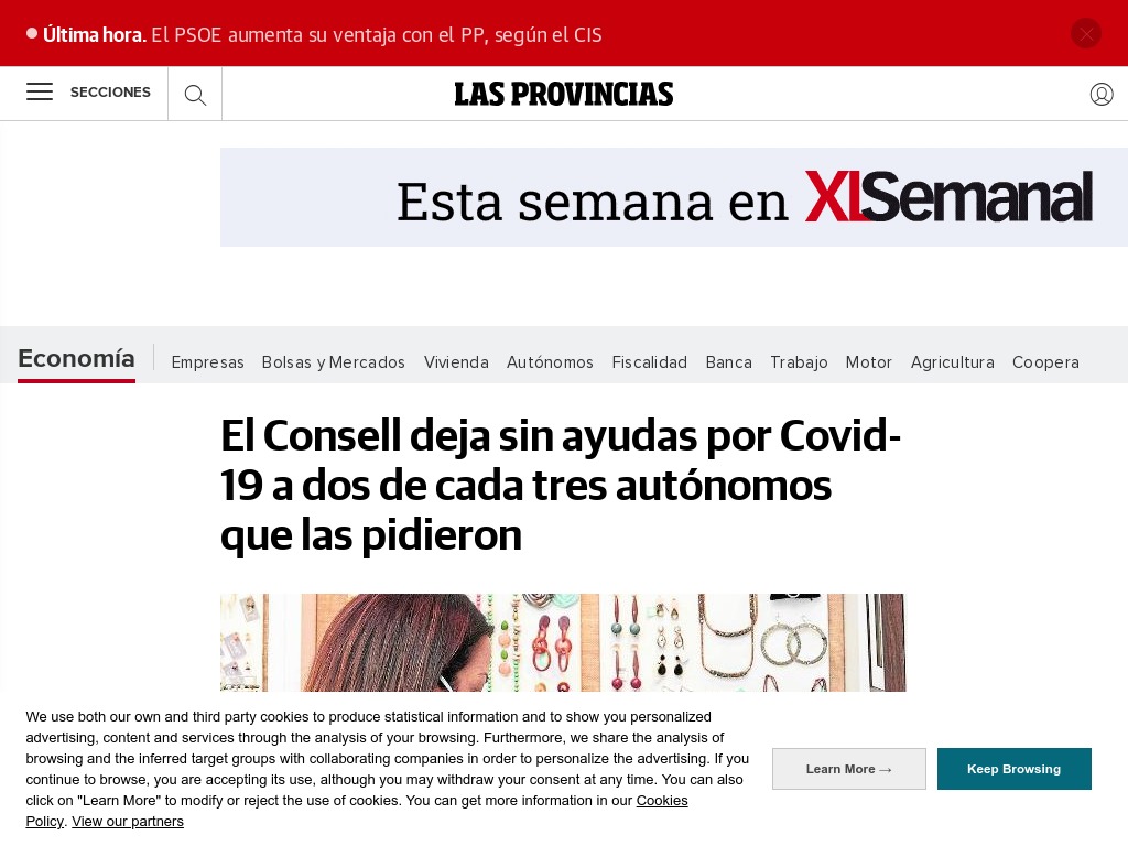 42.402 aut�nomos beneficiarios de las ayudas de 750 y 1.500 euros para profesionales afectados por el coronavirus.